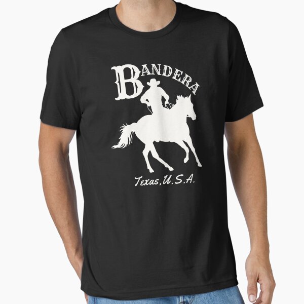 Artikel-Vorschau von Bandera Texas USA Cowboy - Weiß, designt und verkauft von WesternLocales.
