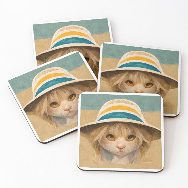 Item preview, Annia / A cat who loved the beach designed and sold by guillediaz.