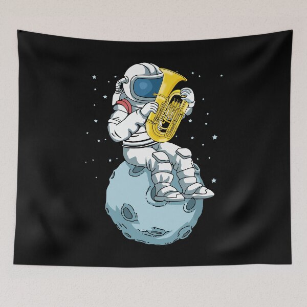 Item preview, Astronaut Tuba Player Music Gift Kids Big Band Tuba designed and sold by DSWShirts.