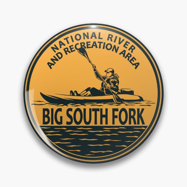 Item preview, Big South Fork National River Arkansas Kayaking Badge designed and sold by KrisSidDesigns.