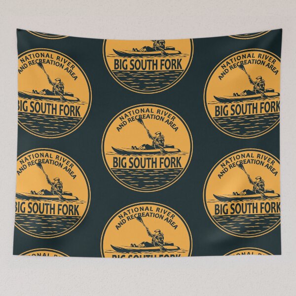 Item preview, Big South Fork National River Arkansas Kayaking Badge designed and sold by KrisSidDesigns.