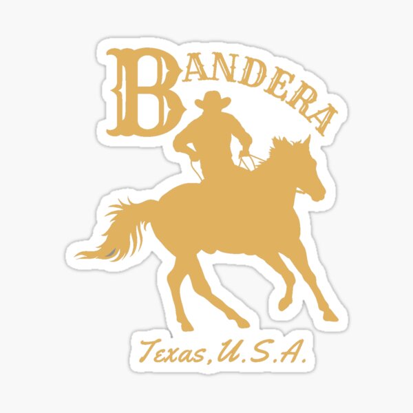 Artikel-Vorschau von Bandera Texas USA Cowboy – Braun, designt und verkauft von WesternLocales.