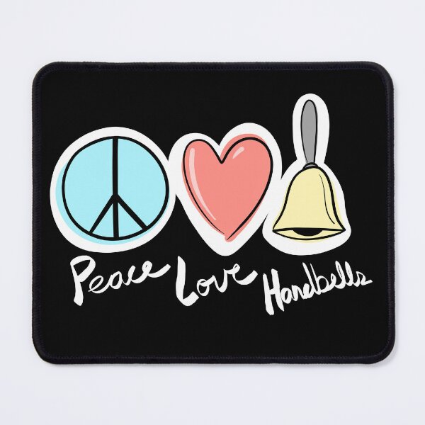 Item preview, Peace Love Handbells designed and sold by SubtleSplit.
