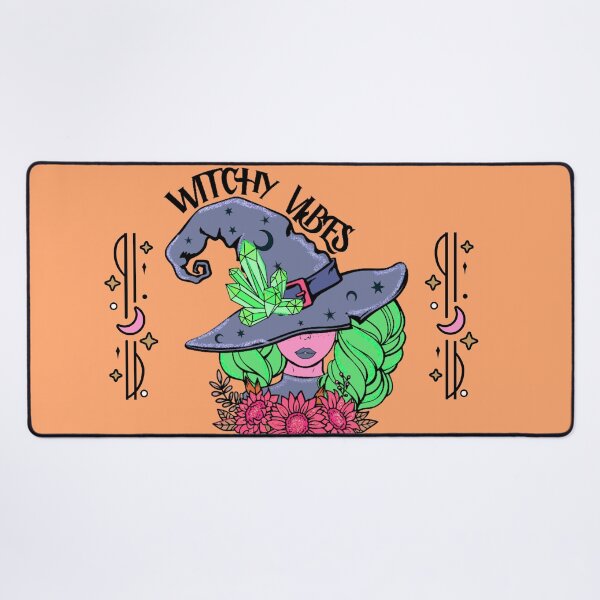 Artikelvorschau, Witchy Woman mit Witchy Vibes Vibrant Halloween Design entworfen und verkauft von Yuridika.