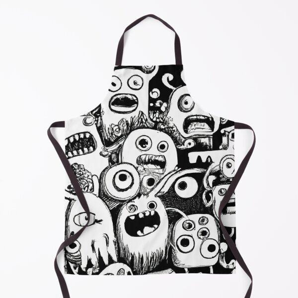 Item preview, Doodle Monsters Mashup Collage - AI Generated Art designed and sold by Vault256.