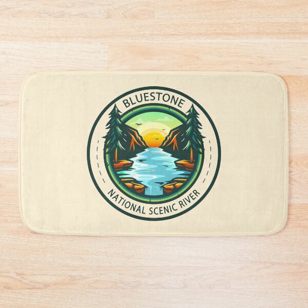 Item preview, Bluestone National Scenic River Badge designed and sold by KrisSidDesigns.