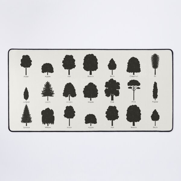 Item preview, Common Tree Shapes or Species Identification ID Chart designed and sold by Iris Luckhaus.