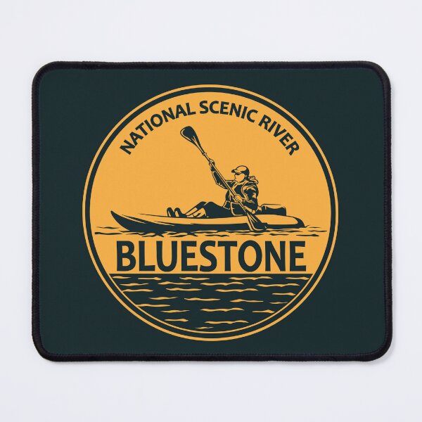 Item preview, Bluestone National Scenic River Kayaking Badge designed and sold by KrisSidDesigns.