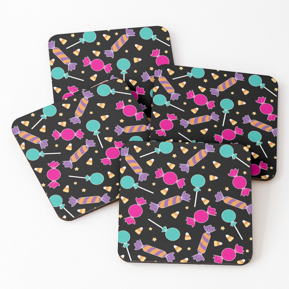 Item preview, Coasters (Set of 4) designed and sold by MagicCatSmudge.