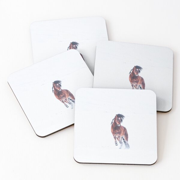 Item preview, Icelandic horse in the snow designed and sold by Jessinia Wallach.