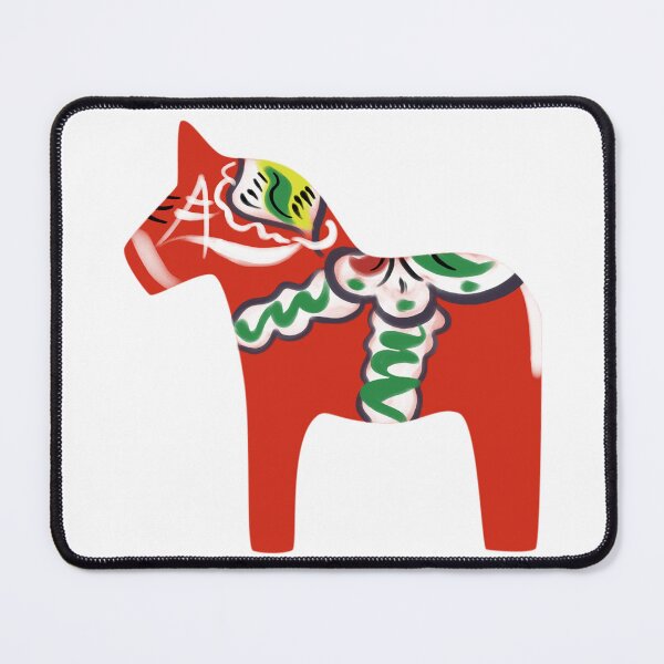 Item preview, Red Dala Horse designed and sold by Portfolio Run.