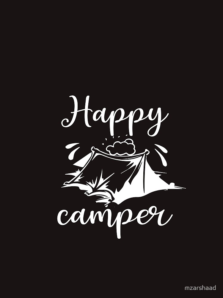 Disover Happy camper design. Graphic T-Shirt