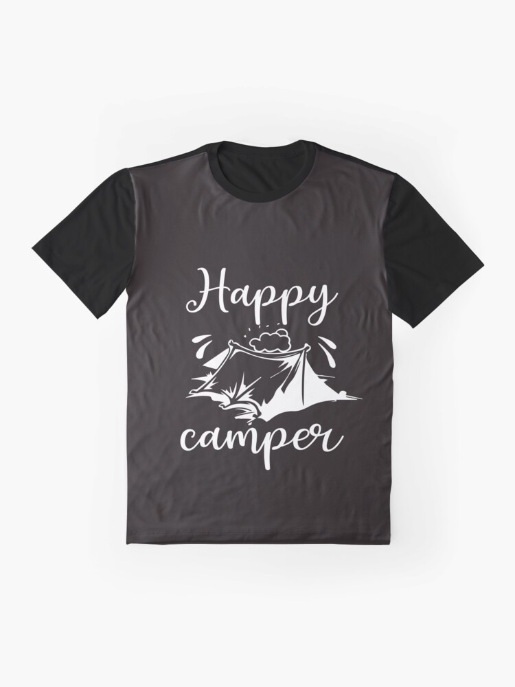 Discover Happy camper design. Graphic T-Shirt