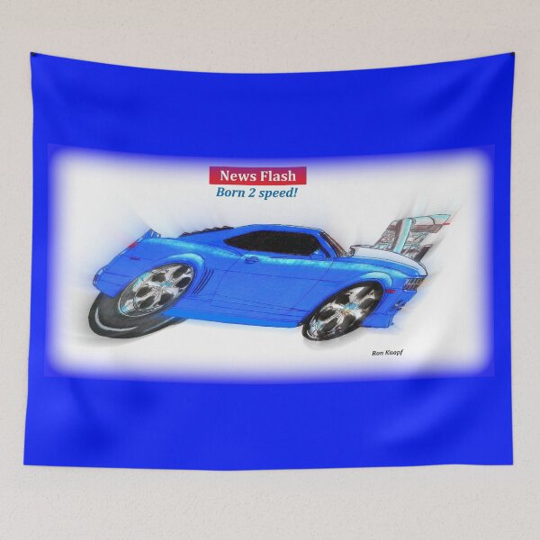 Item preview, Hot Rod Art  //  News Flash  // Born 2 Speed! designed and sold by Imagin8er.