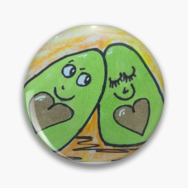 Item preview, Avocado In Love ❤ designed and sold by PJMartinRedShop.