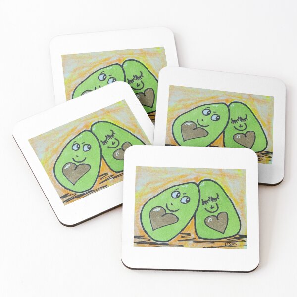 Item preview, Avocado In Love ❤ designed and sold by PJMartinRedShop.