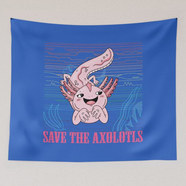 Item preview, Save The Axolotls  (6) designed and sold by duyenlephien.