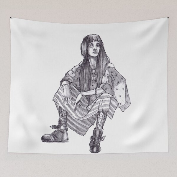 Item preview, Grunge Gipsy Girl designed and sold by GabrielMadrasse.