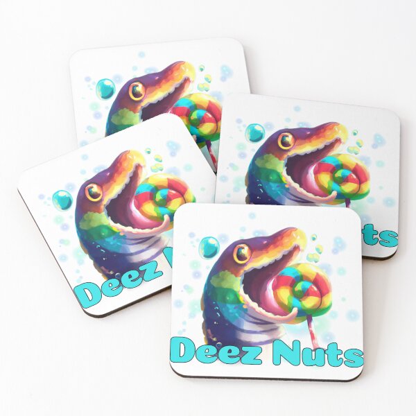 Item preview, Deez Nuts Rainbow Snake designed and sold by PastelSharkArt.