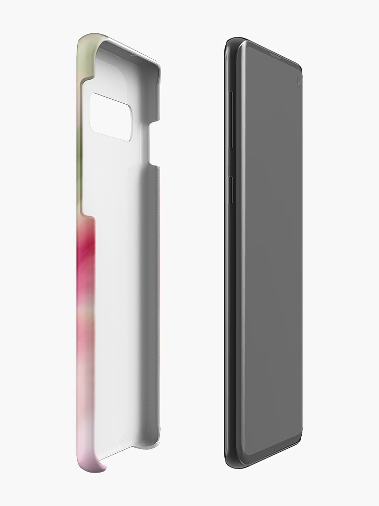 Alternate view of Fleur Blur-Abstract Pink, Yellow, White Lily Case & Skin for Samsung Galaxy