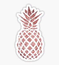Rose Gold Pineapple Sticker