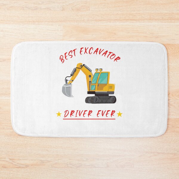 Item preview, best excavator driver ever, Construction Worker Gift, I'll Be In My Office designed and sold by Trucker10.