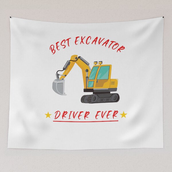 Item preview, best excavator driver ever, Construction Worker Gift, I'll Be In My Office designed and sold by Trucker10.