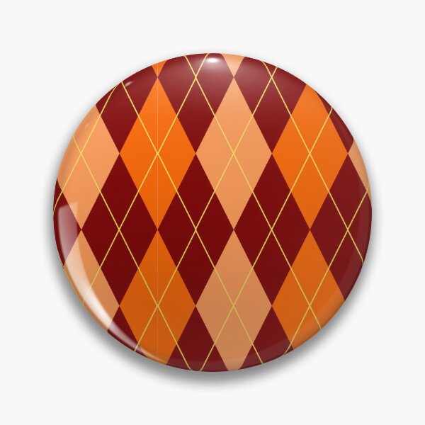 Item preview, Orange Fall Argyle Pattern designed and sold by Arianna Khalil.