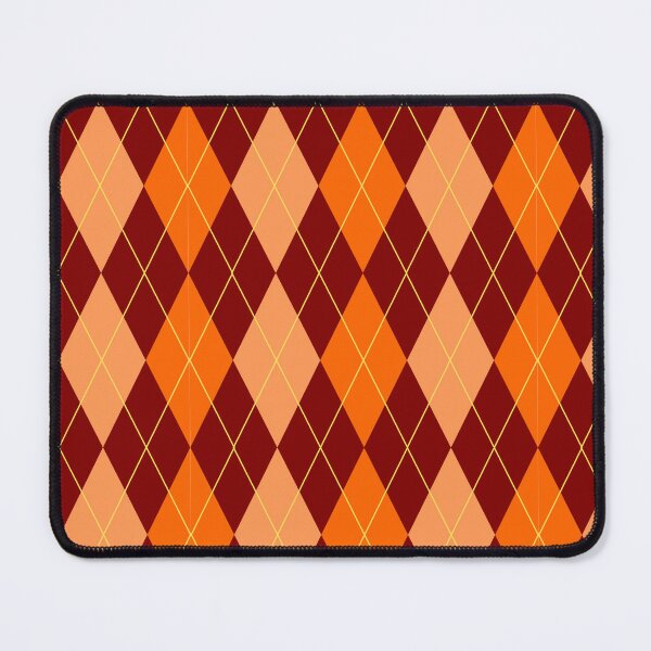 Item preview, Orange Fall Argyle Pattern designed and sold by Arianna Khalil.