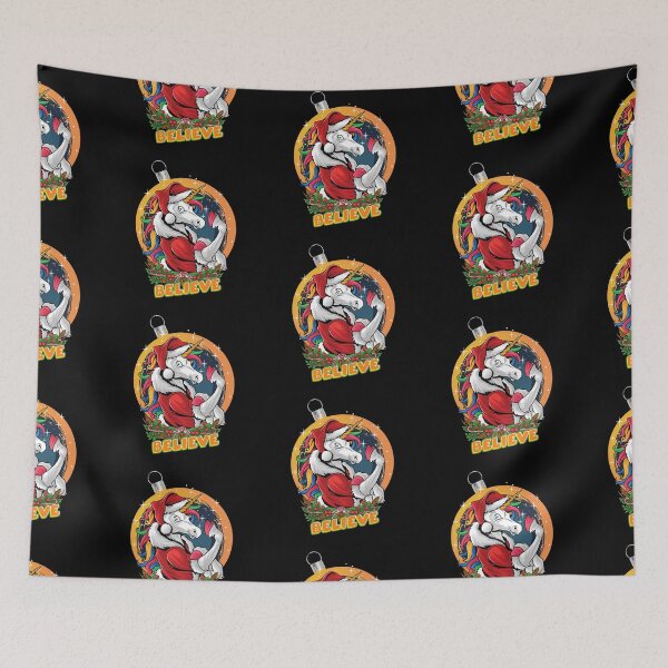 Item preview, Hipster Unicorn Santa -  I Believe  designed and sold by AwakenedSoul.