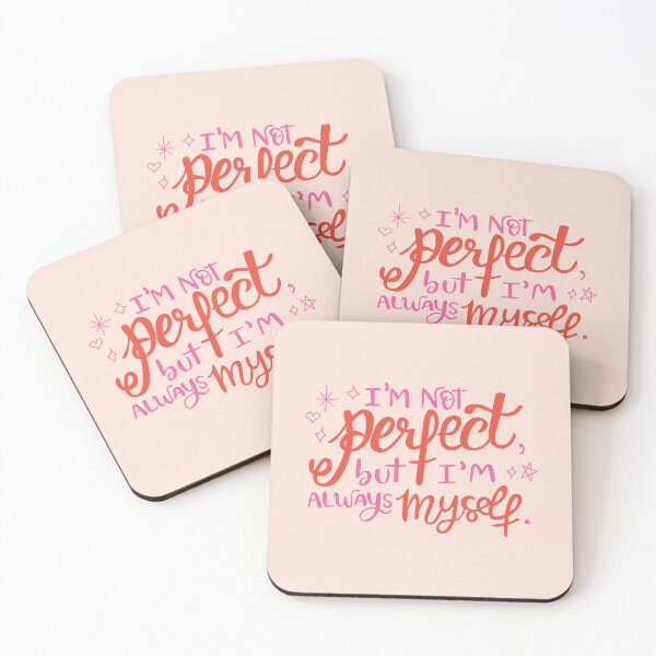 Item preview, I'm not perfect but I'm always myself -Pink designed and sold by IlustraDeni.