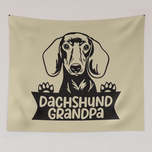 Item preview, Dachshund Grandpa - Doxie Dog lover designed and sold by DebbisPalette.