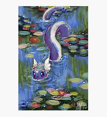 Monet Dragonair Lilies Photographic Print