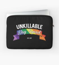 Funda para portátil Escuadrón gay inacabable