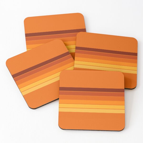 Artikelvorschau, Fall Retro Stripes (Orange) entworfen und verkauft von Arianna Khalil.