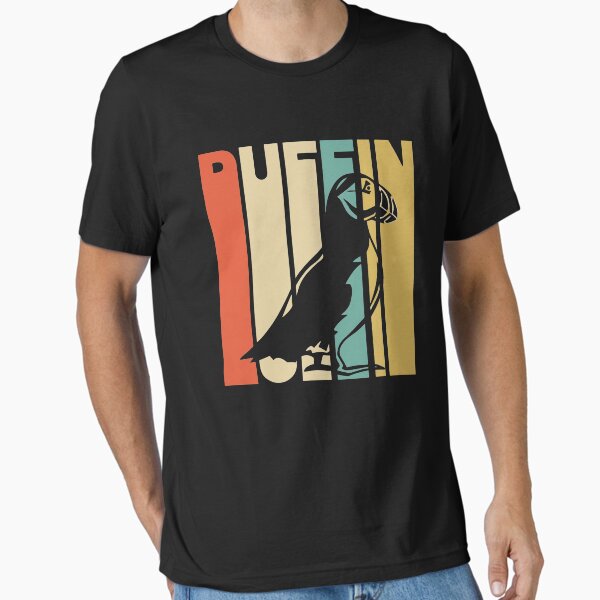 Artikel-Vorschau von Vintage-Stil Papageientaucher Silhouette Shirt, designt und verkauft von joanx1114.