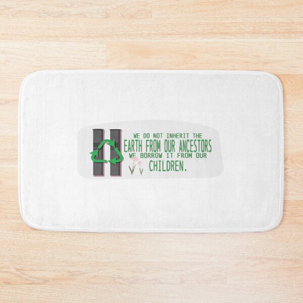 Item preview, We Borrow the Earth from Our Children designed and sold by ThePettyLeftist.
