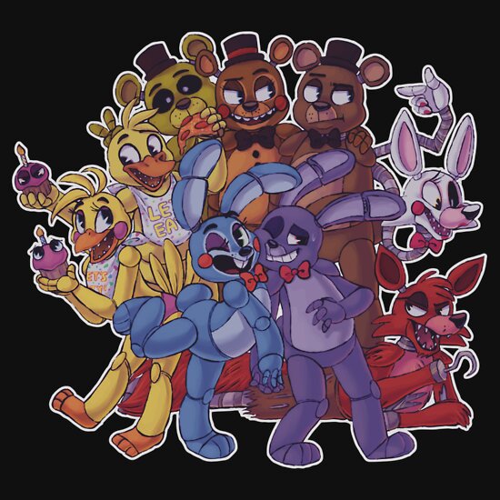 Fnaf The Gang S All Here Unisex T Shirt A T Shirt Of Cute