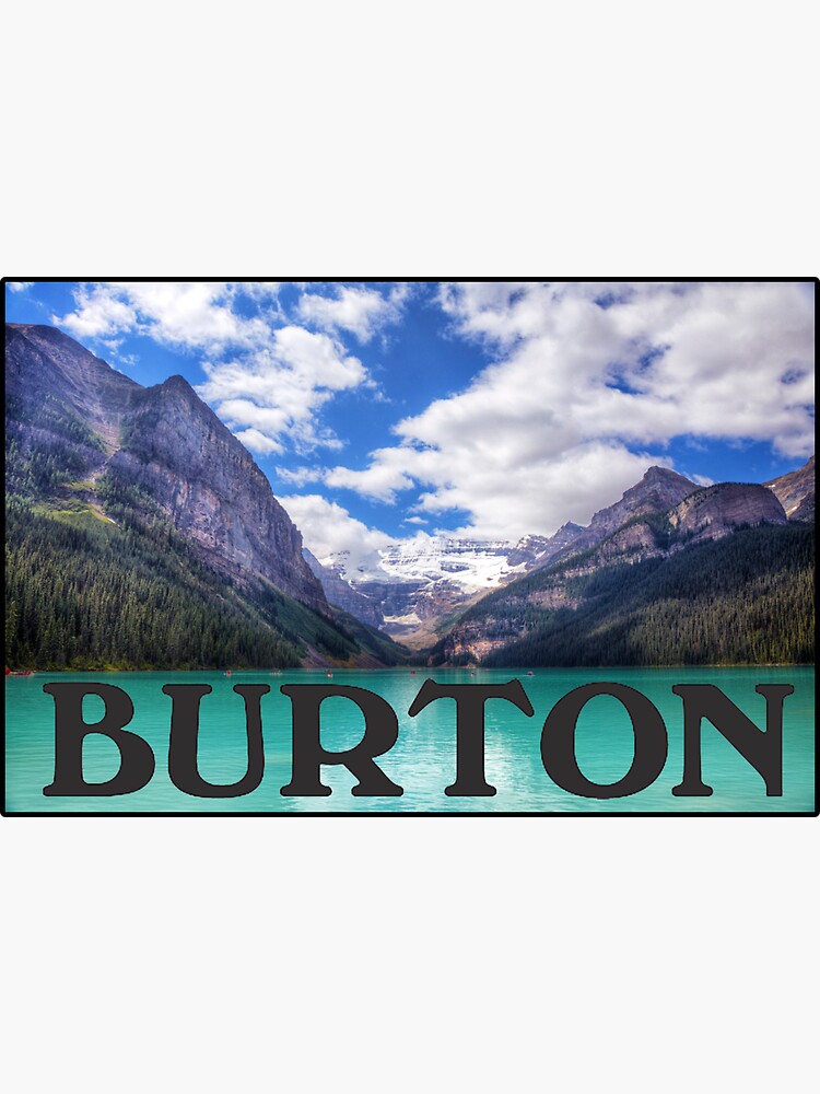 Burton Mountains Sticker