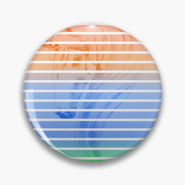 Item preview, An image of a unicorn horse appearing in a circle of lines designed and sold by Bigrow.