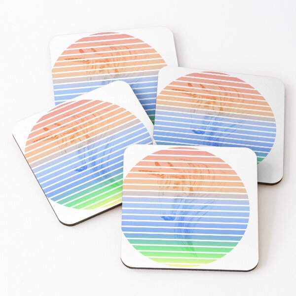 Item preview, An image of a unicorn horse appearing in a circle of lines designed and sold by Bigrow.