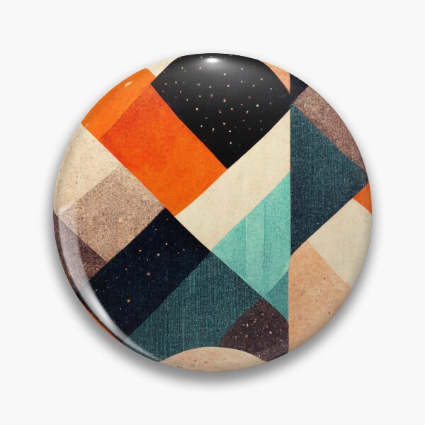 Item preview, Space of squares in earth colors day and night designed and sold by guillediaz.