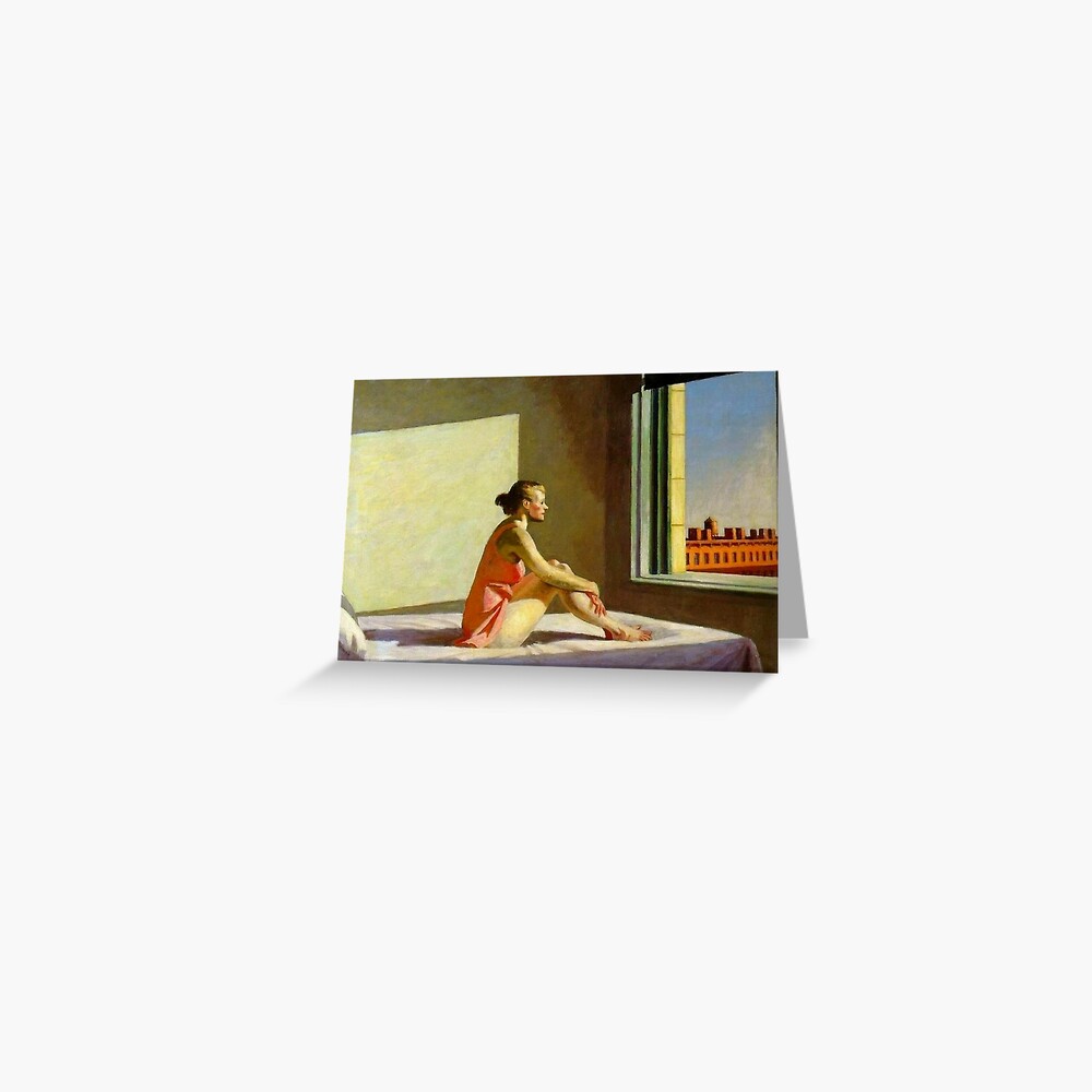 "Morning Sun Edward Hopper , artwork by Edward Hopper" Greeting Card