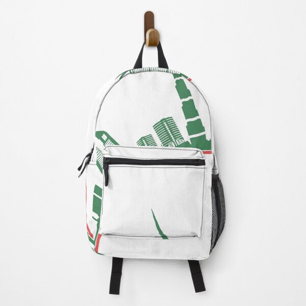 Item preview, Dubai Skyline in Green and Red designed and sold by RED by Arcanum Studio.