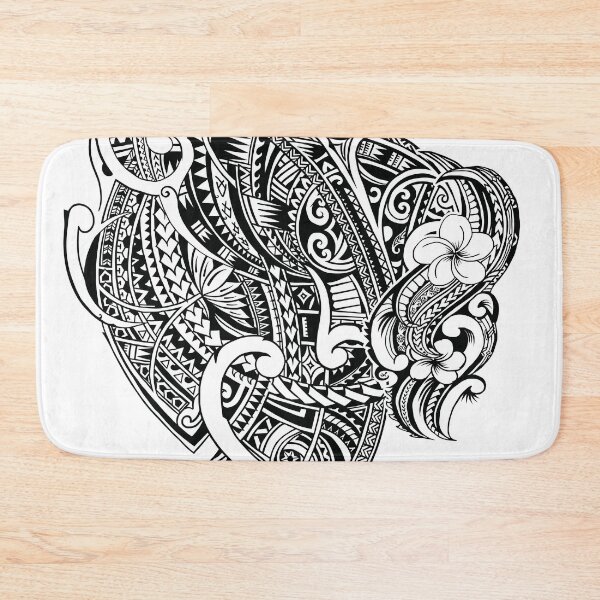 Item preview, Vintage Hawaiian Black And White Tribal Designs 3429 designed and sold by sunnthreads.