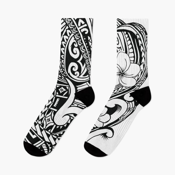 Item preview, Vintage Hawaiian Black And White Tribal Designs 3429 designed and sold by sunnthreads.