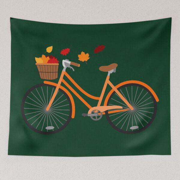 Item preview, Autumn Bike (Orange) designed and sold by Arianna Khalil.