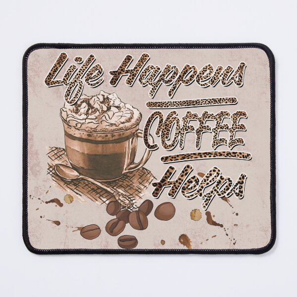 Item preview, Life Happens Coffee Helps designed and sold by HappyLifeCreate.