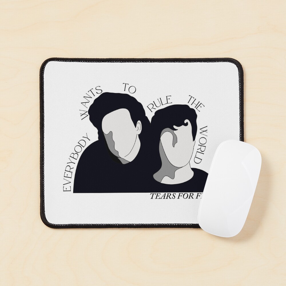 Autocollant Mural Vinyle "Tears For Fears Mad World" - Citation Musicale Design - Neuf, Marque RexburgVinyl