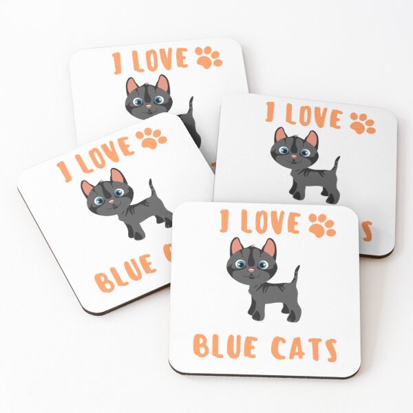 Item preview, blue cats designed and sold by A2A  SHOP.